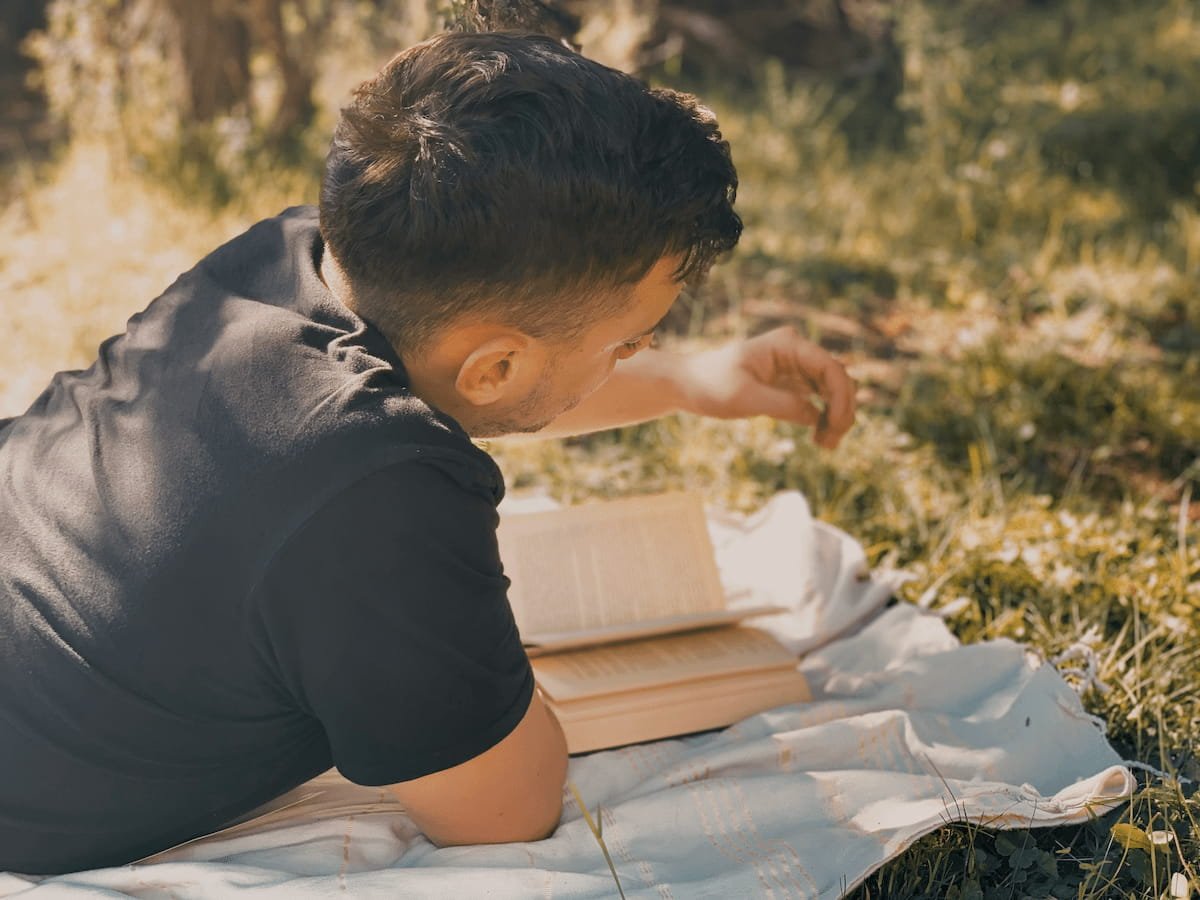 Reading in forest